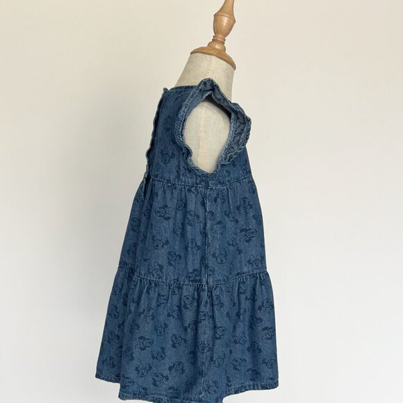 Mickey and Friends at George Minnie Mouse Denim Swing Dress 3-4 Years - Picture 4 of 5
